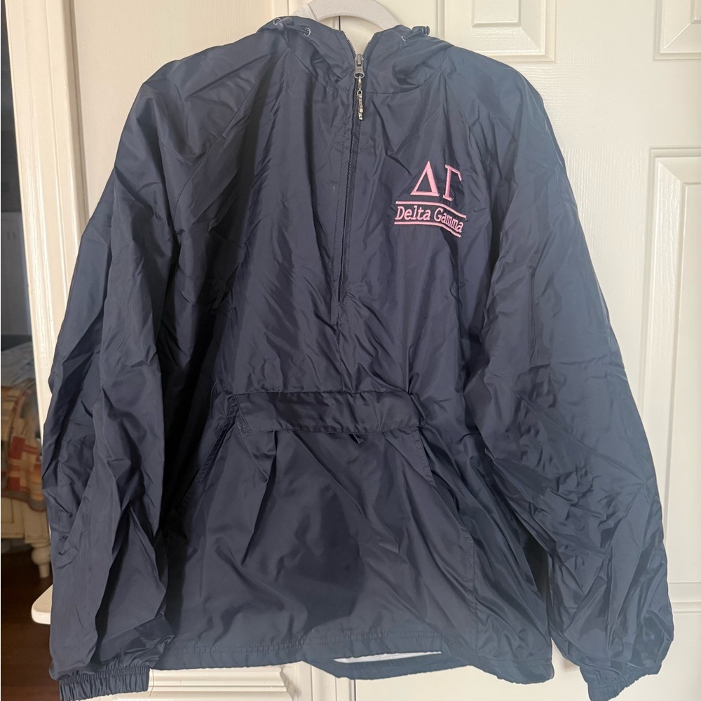 Delta Gamma Charles River Rain Jacket